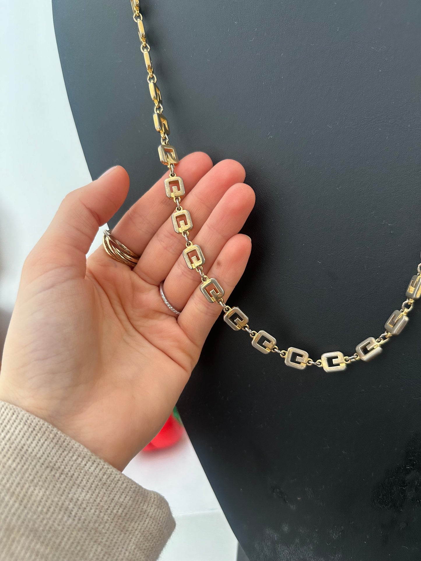 Givenchy Gold G Chain Necklace