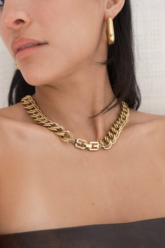 Givenchy Double Chain Necklace