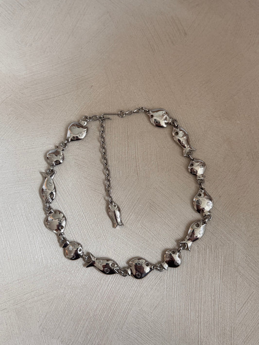 Vintage Fish Adjustable Necklace