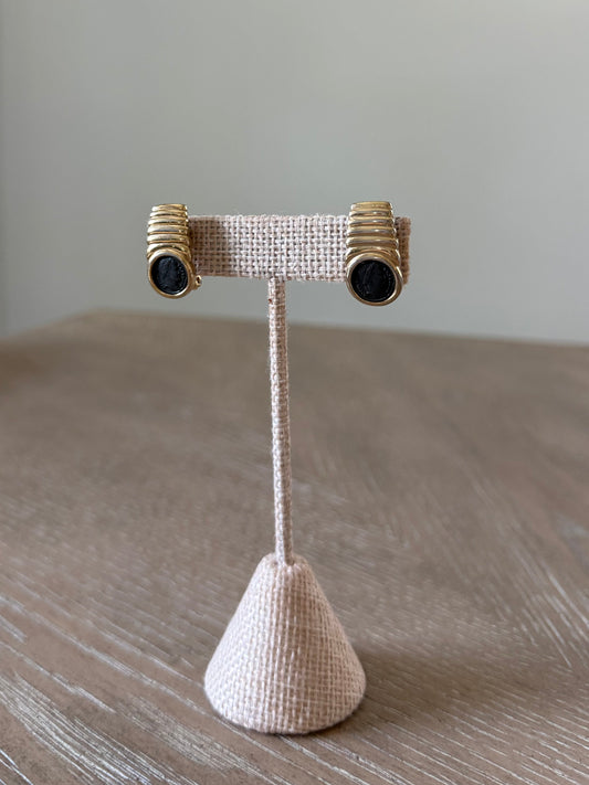 Vintage Mini Coin Clip On Earring