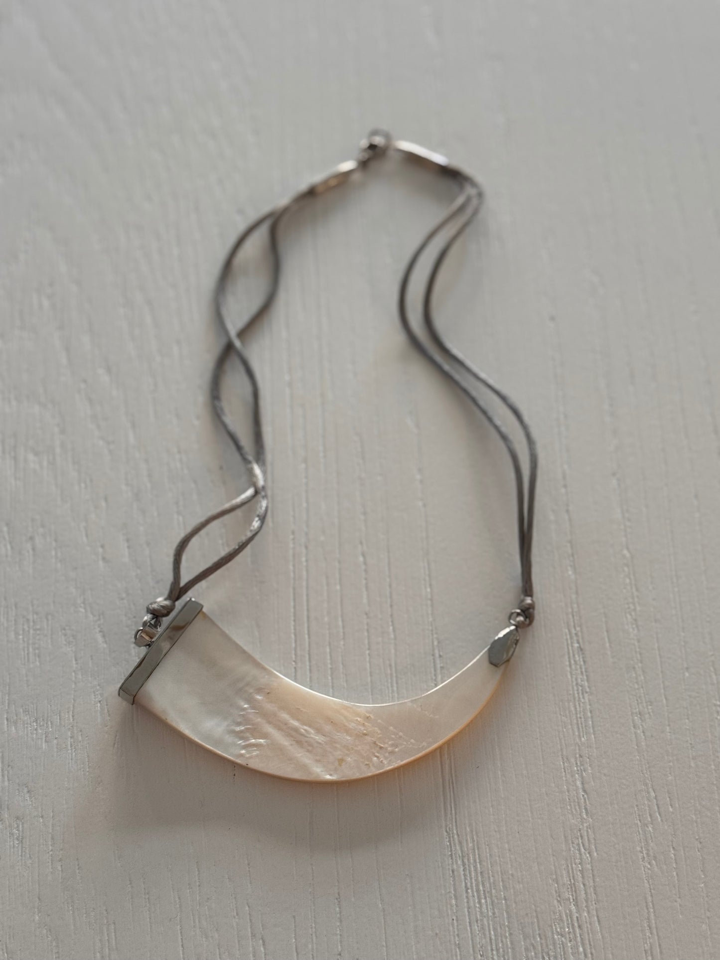 Vintage Mother Of Pearl Necklace