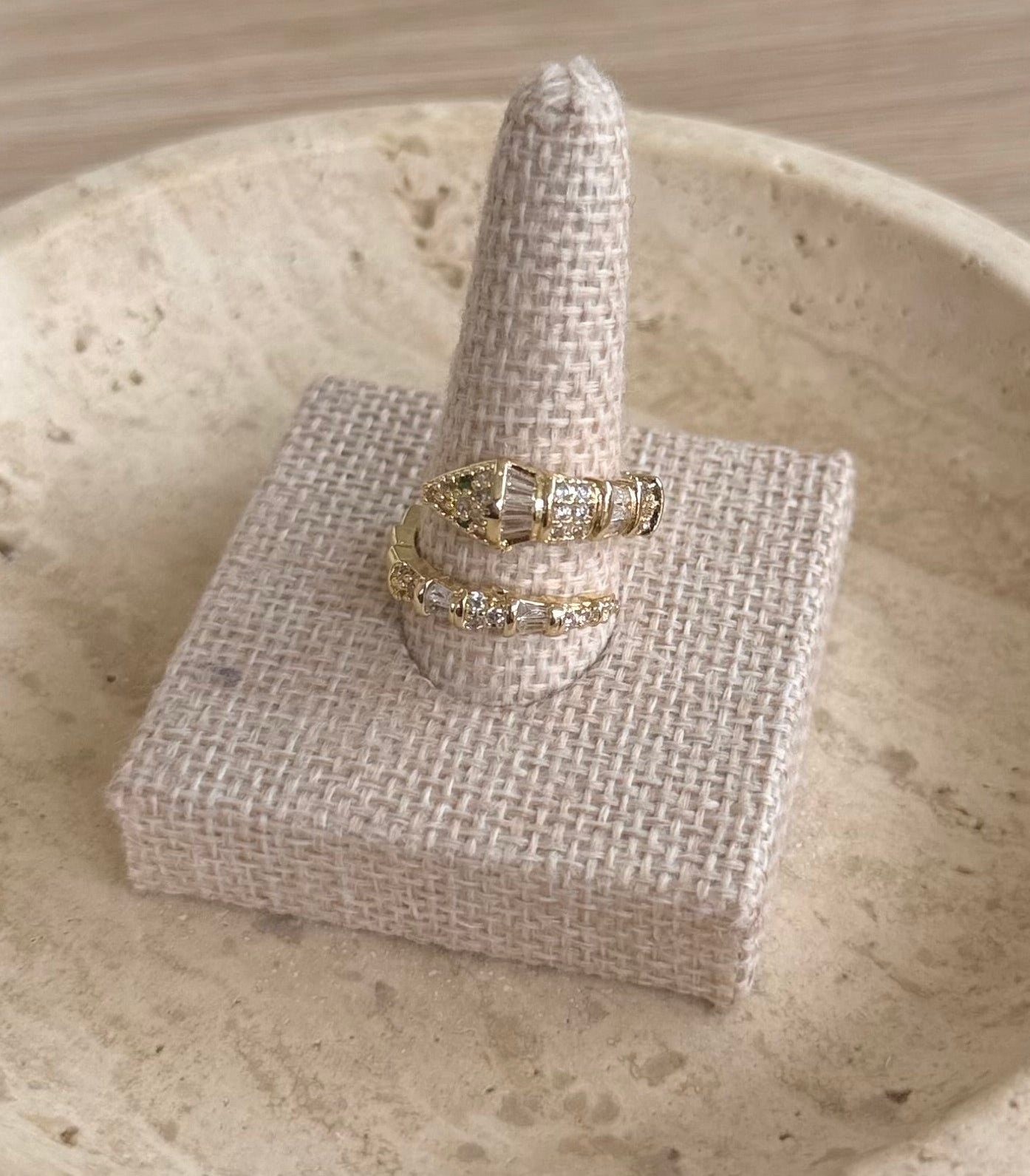 Adjustable Wrap Around Snake Ring