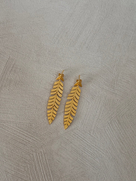 Vintage Leaf Earrings