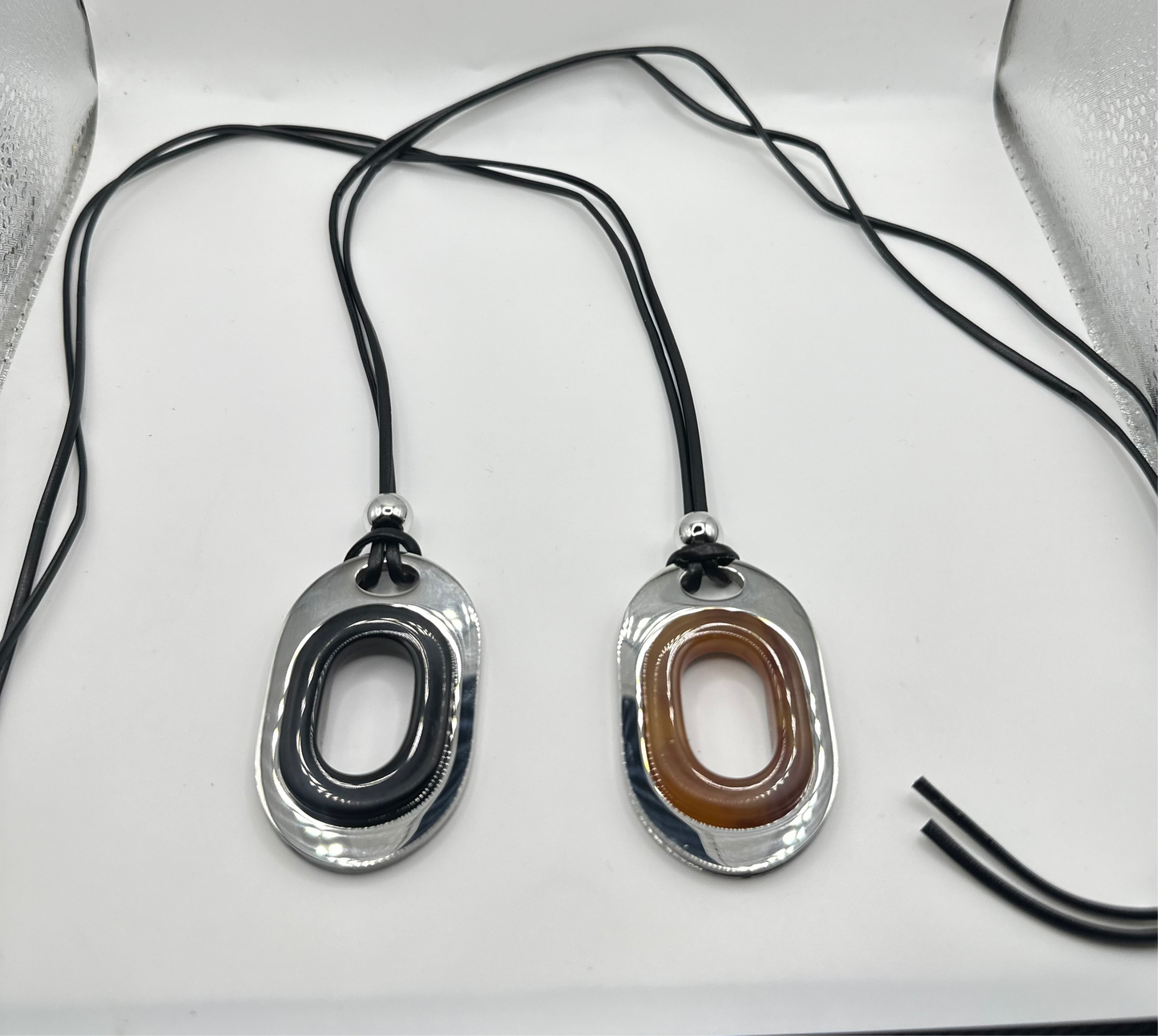 Leather Pendant Necklace