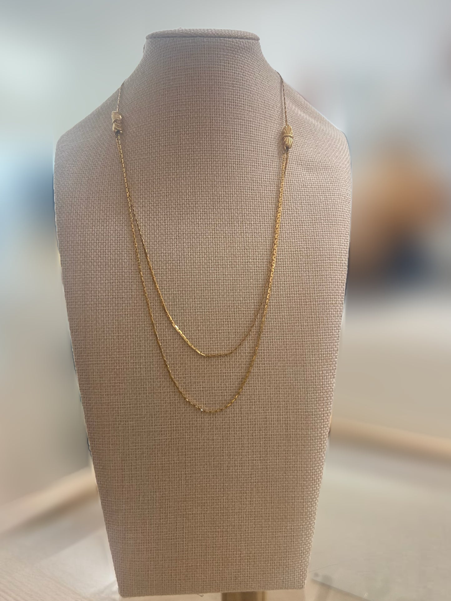 Gold Adjustable Layering Necklace