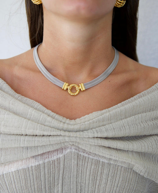 Vintage Two Tone Choker