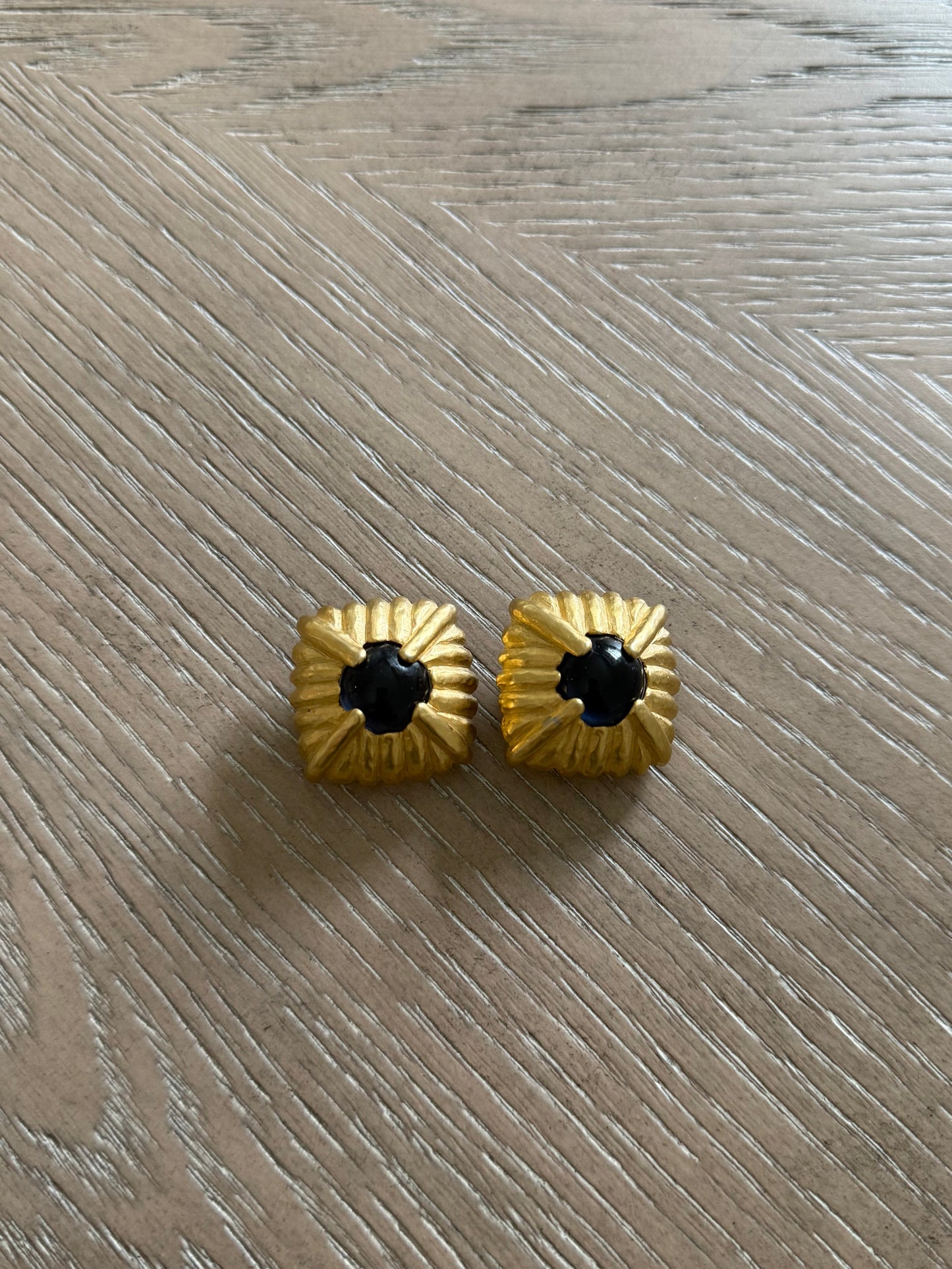 Vintage Givenchy Cabachon Earrings
