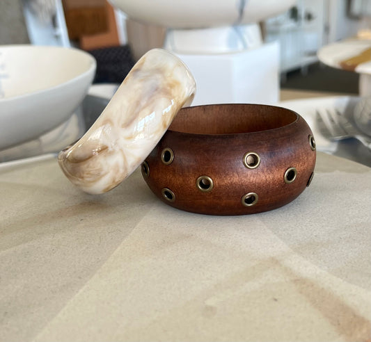 Wood and Resign Bangle