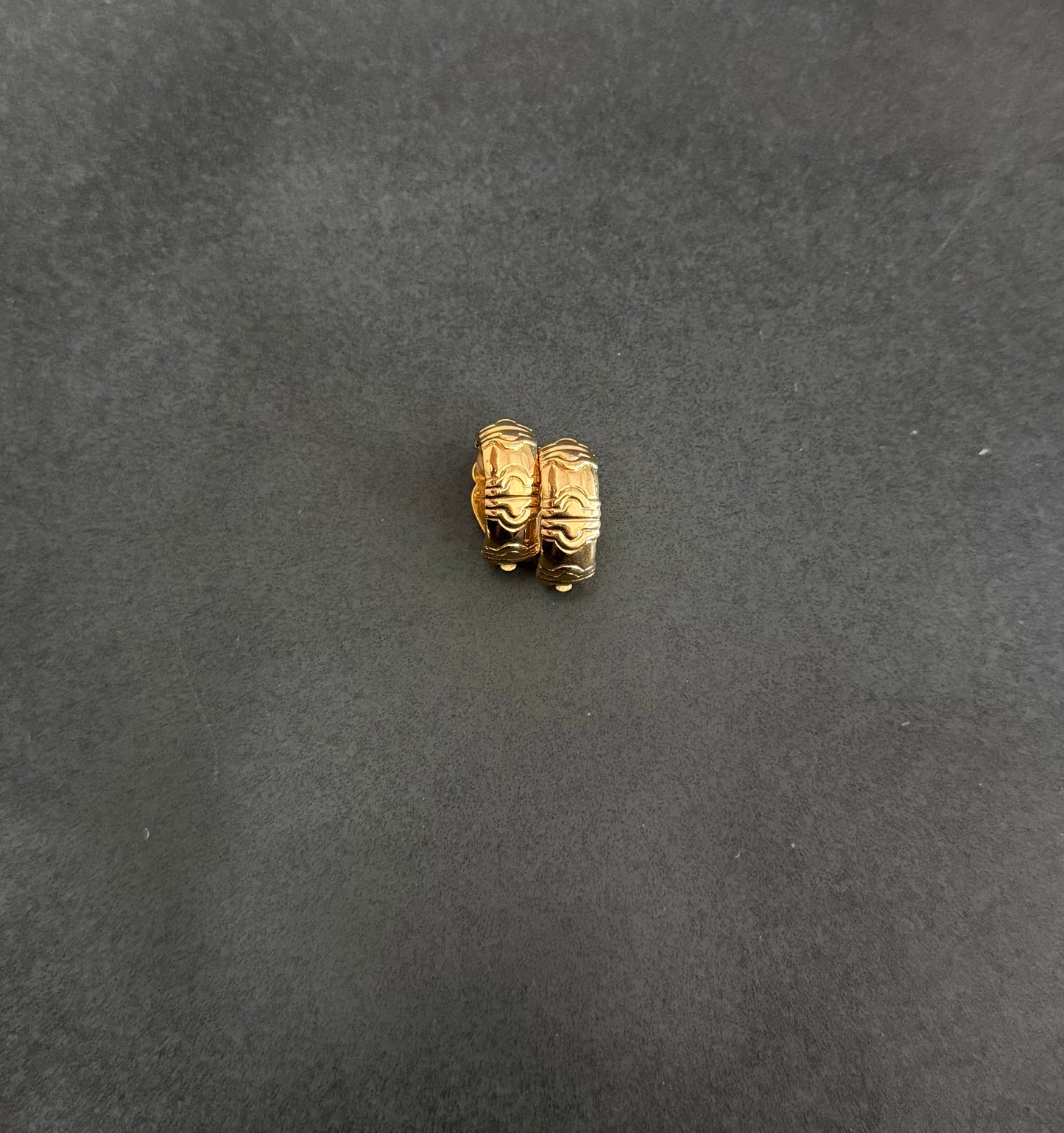 Gold Parentheses Earrings