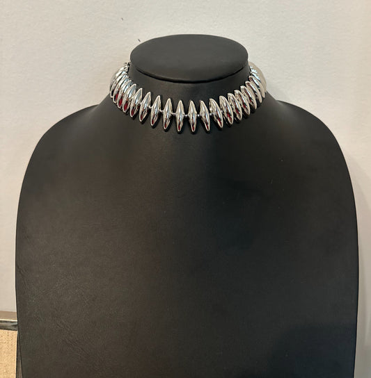 Silver Spike Choker
