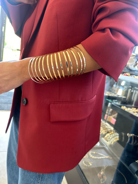 Gold Ribbed Cuff