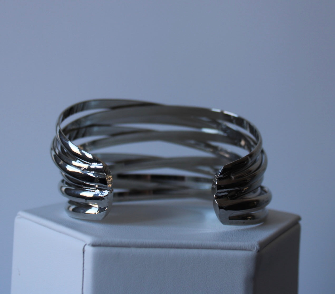 Silver Layered Cuff