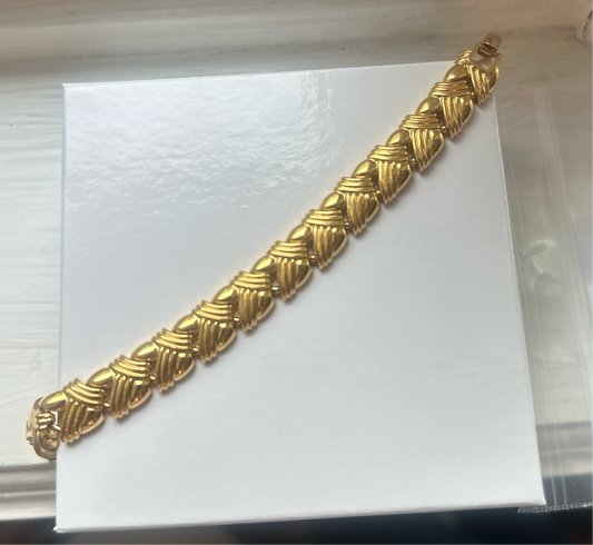 Gold Braided Bracelet