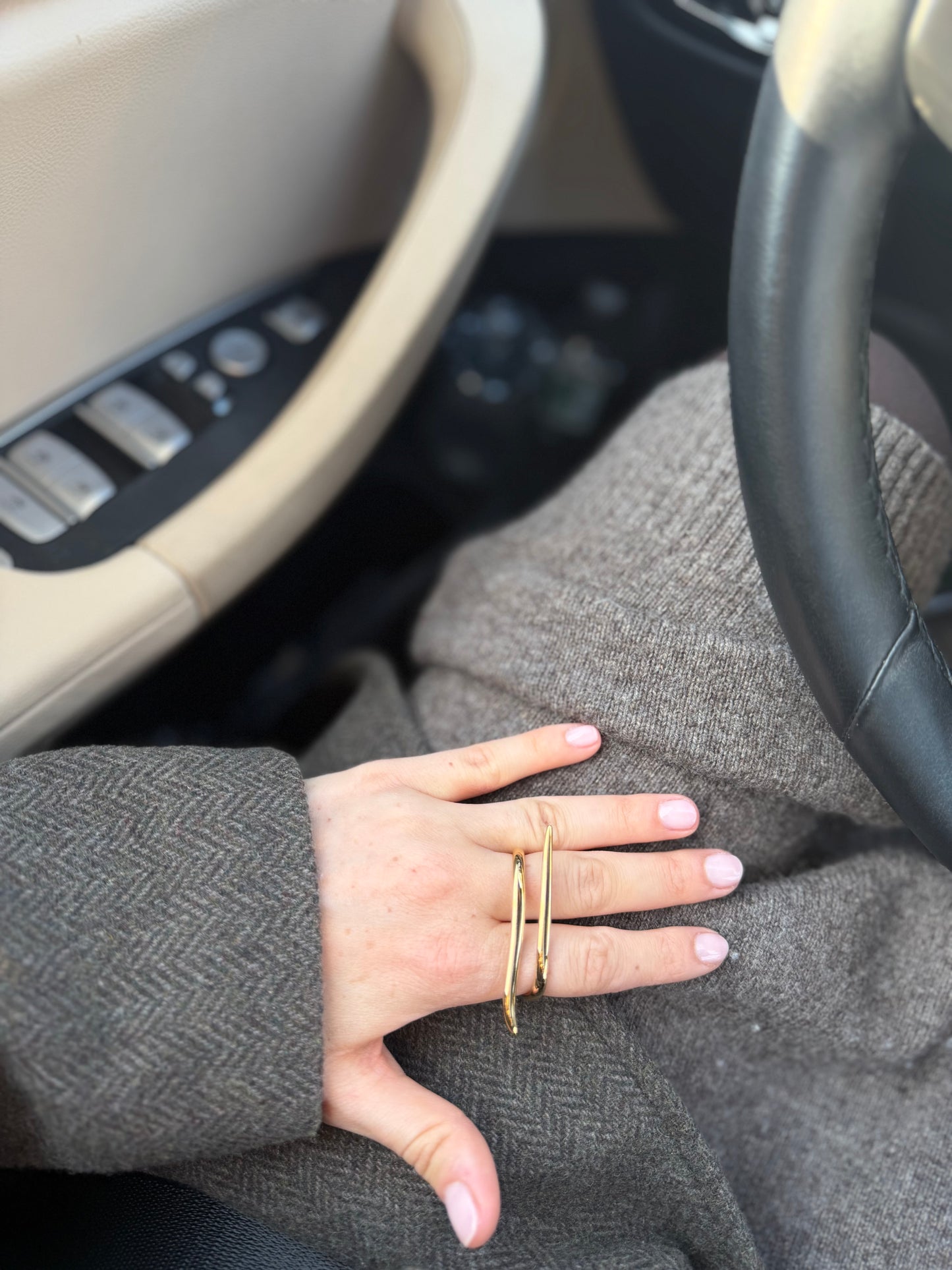 Gold Double Ring