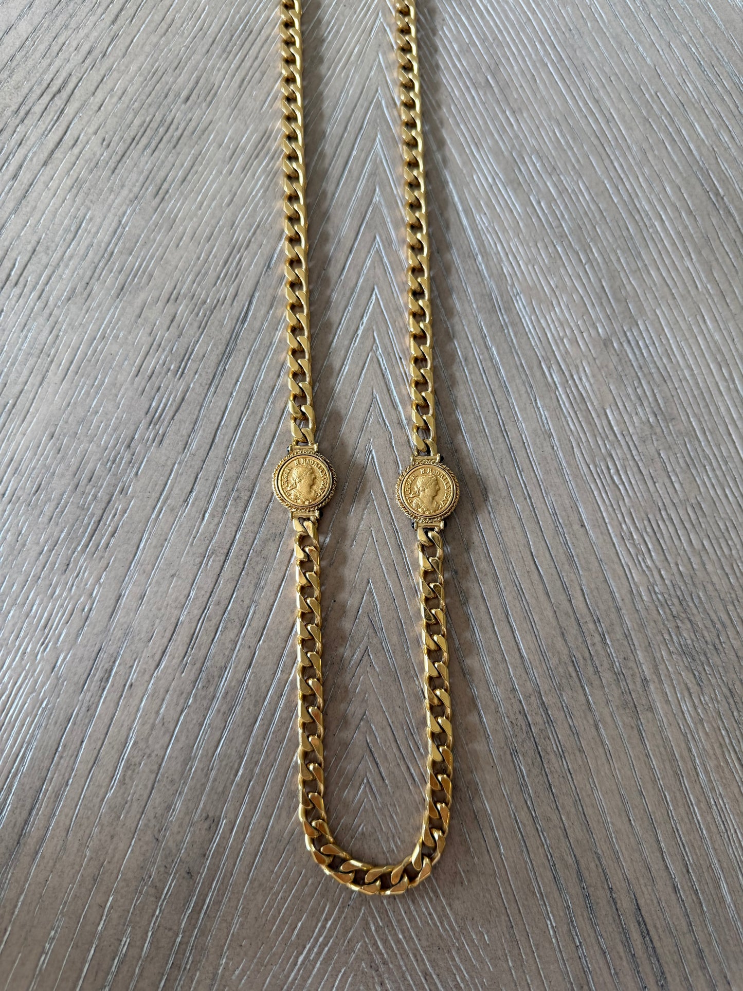 Vintage Coin Station Necklace