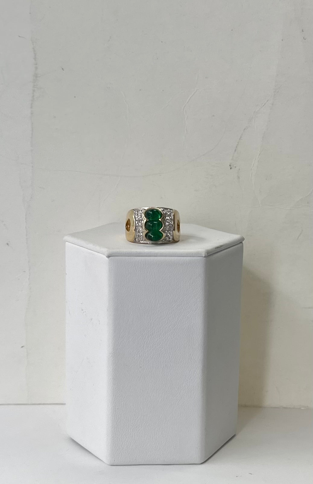 Vintage Emerald Cocktail Ring