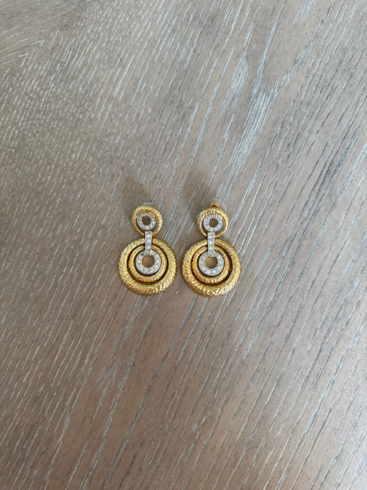Vintage KJL Hanging Earrings