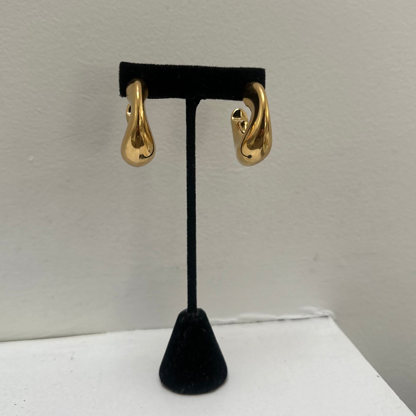 Chunky Gold Hoop Earrings