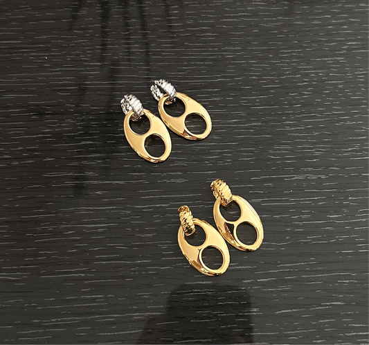 Coffee Bean Earrings