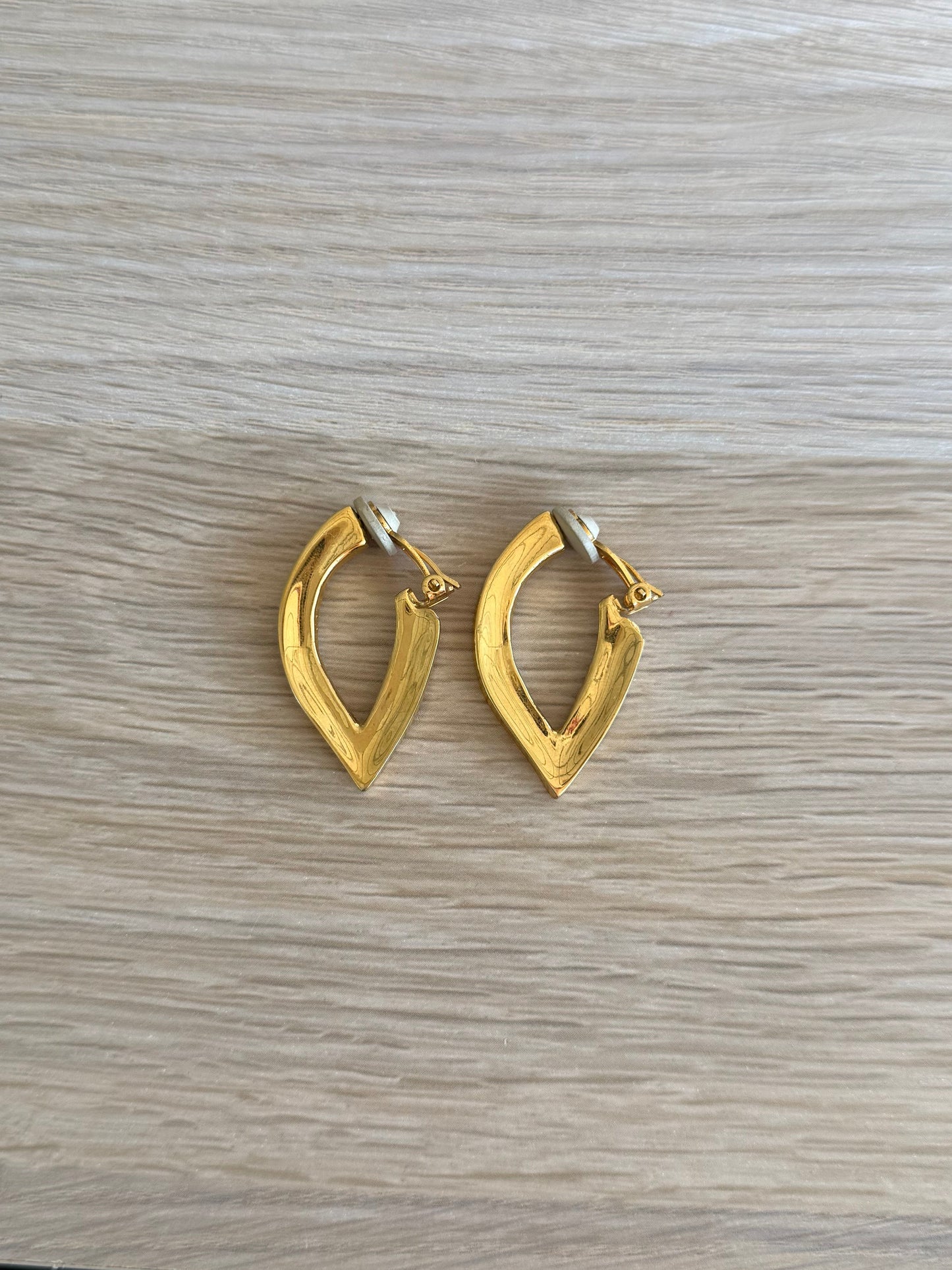 Givenchy Triangle Hoop Earrings