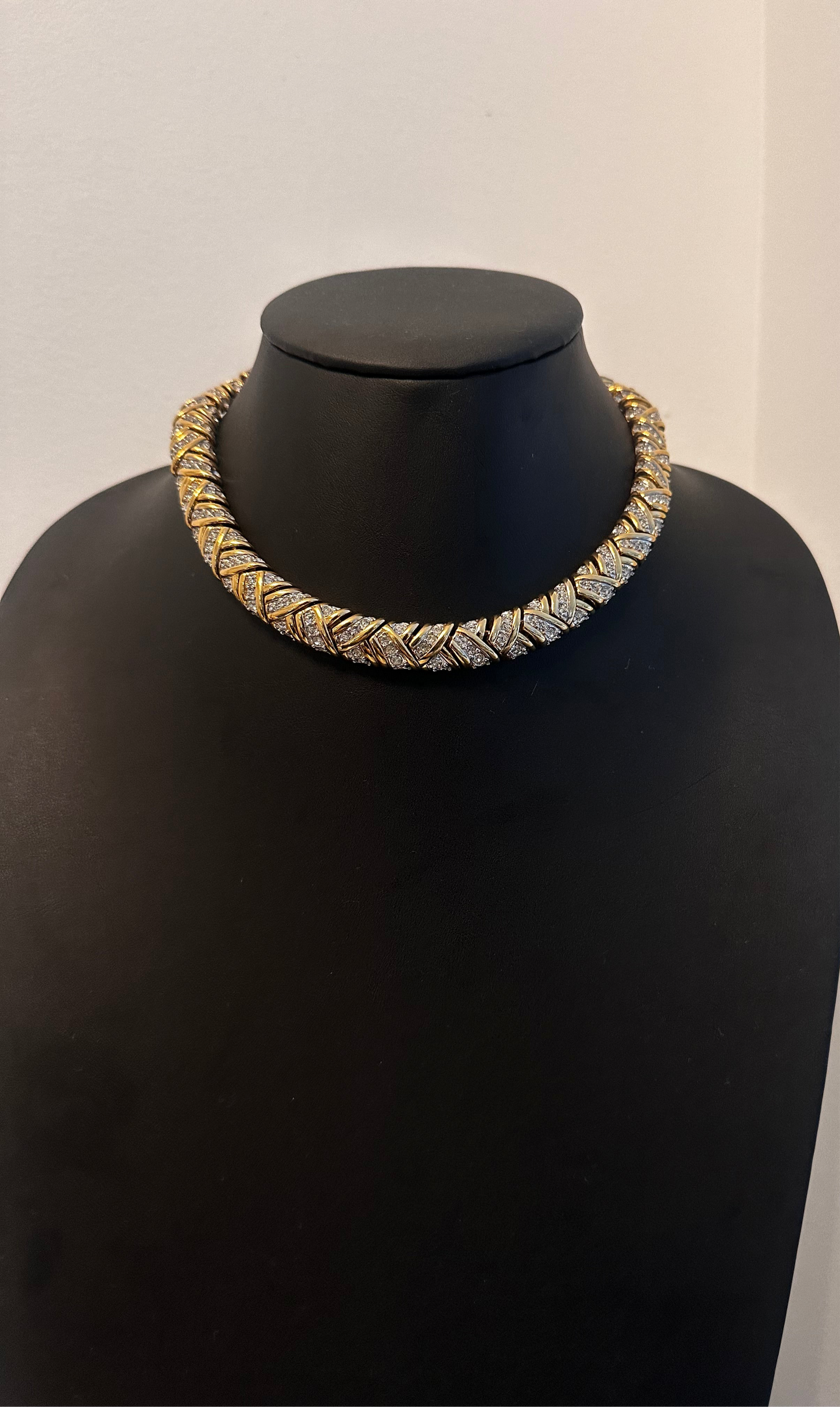 Vintage Nina Ricci Braided Collar Necklace