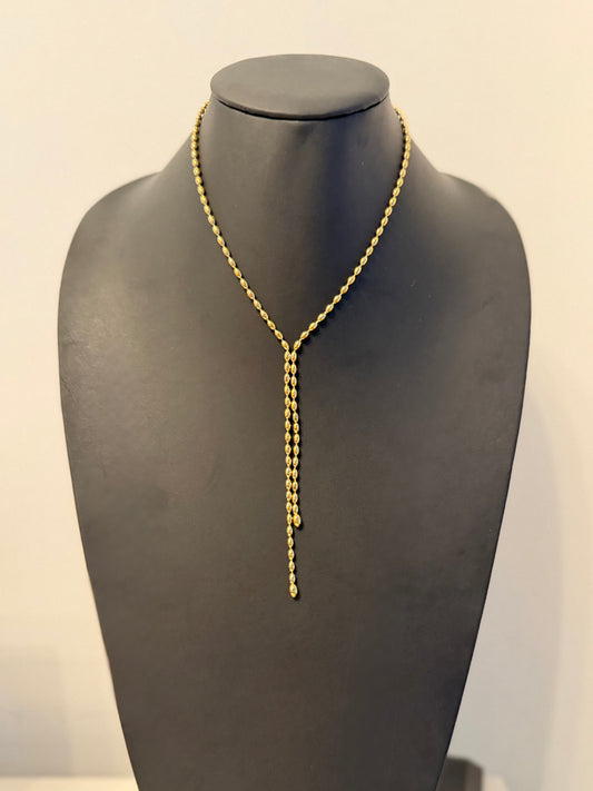 Ball Double Lariat Necklace