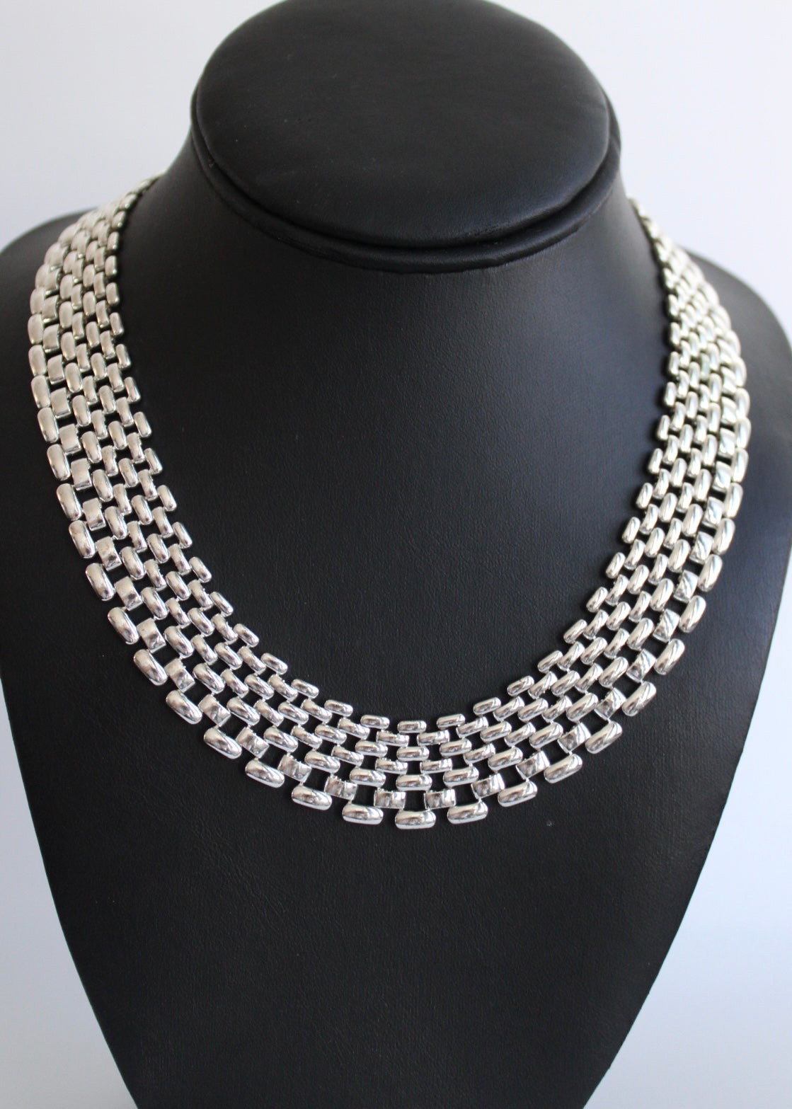 Silver Collar Necklace