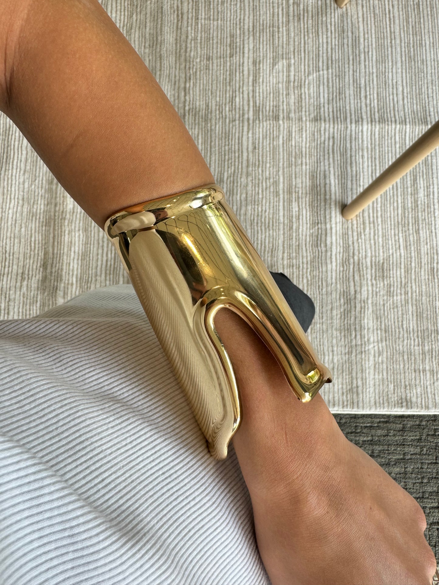 Gold Bone Cuff