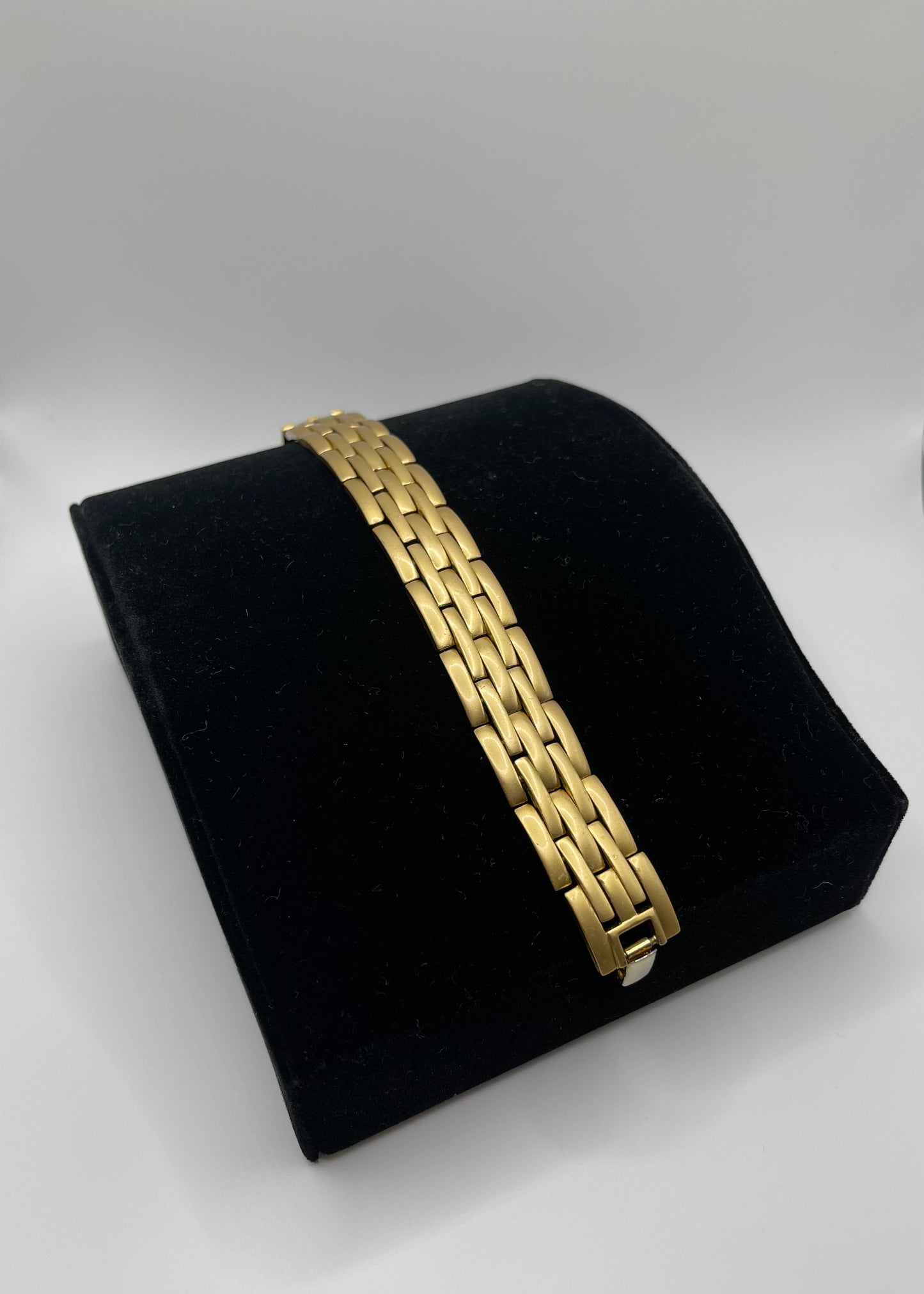 Gold Bar Link Bracelet