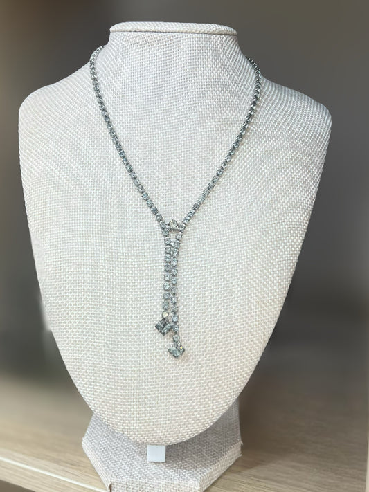 Vintage Crystal Rhinestone Necklace