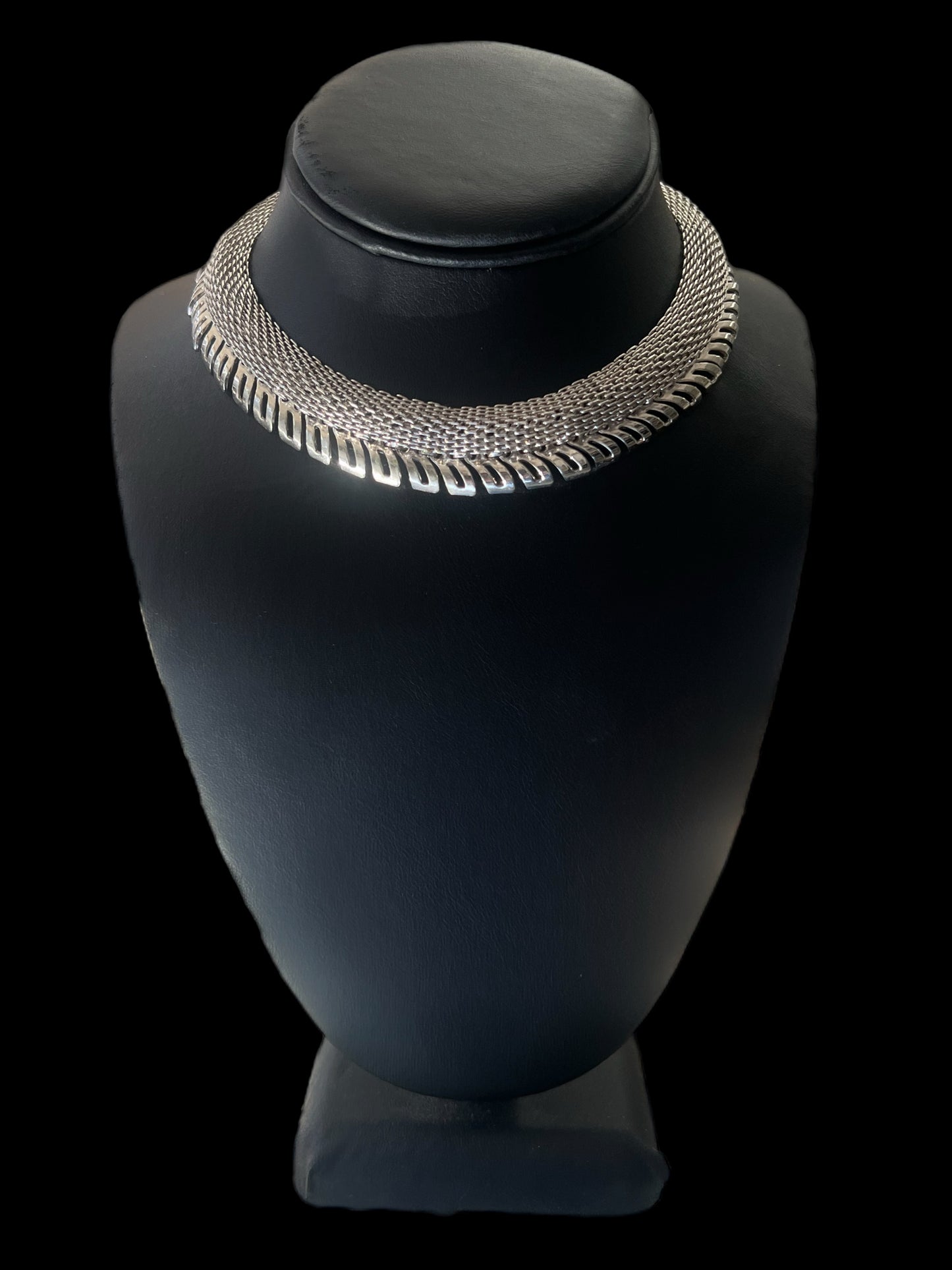 Silver Mesh Choker