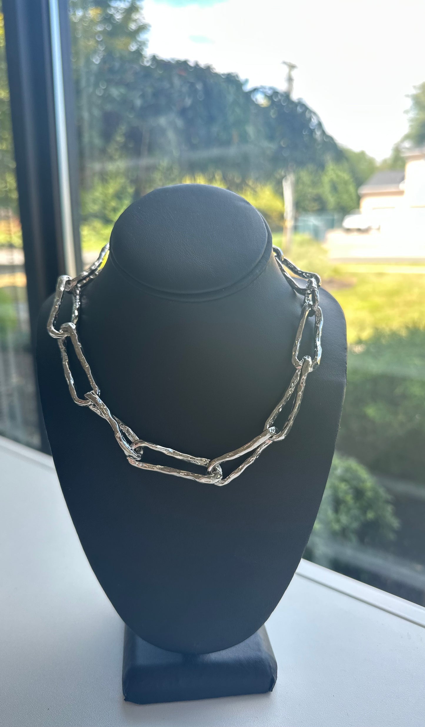 Silver Link Necklace