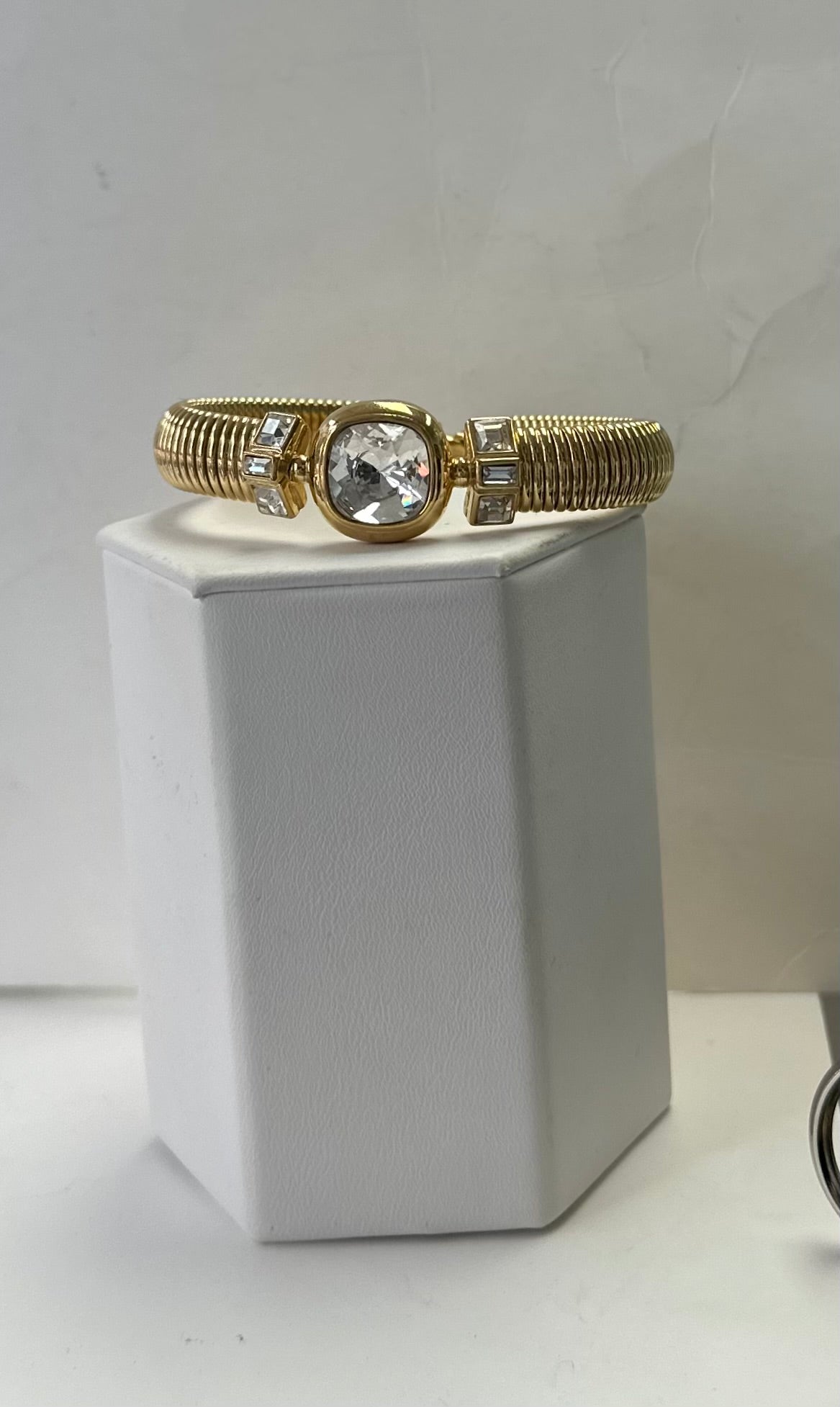 Vintage Nina Ricci Crystal Omega Bracelet