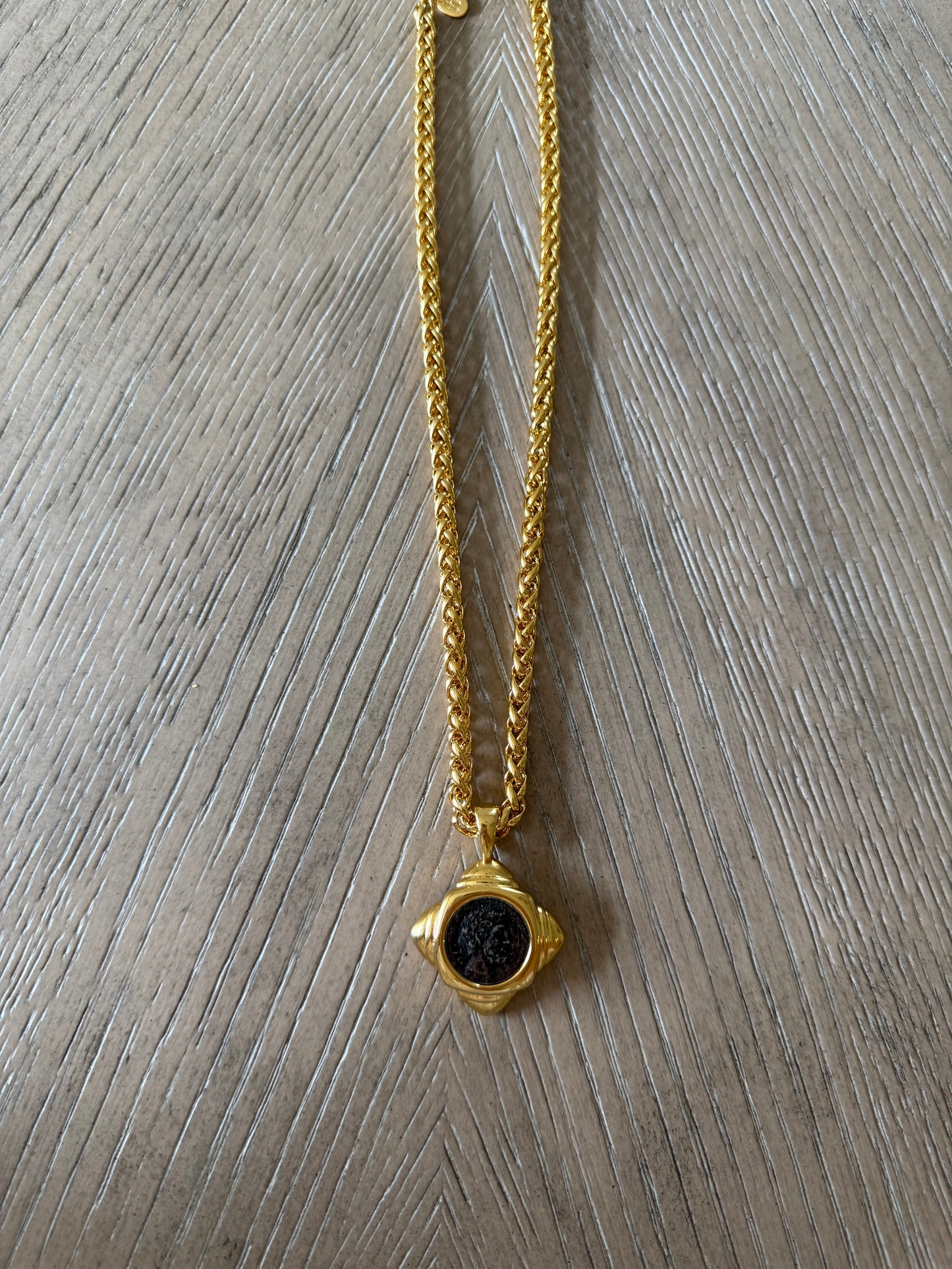Vintage Joan Rivers Coin Necklace