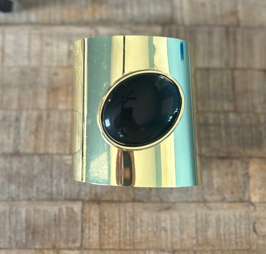 Gold and Black Cuff