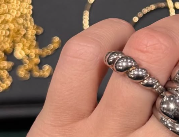Silver index finger