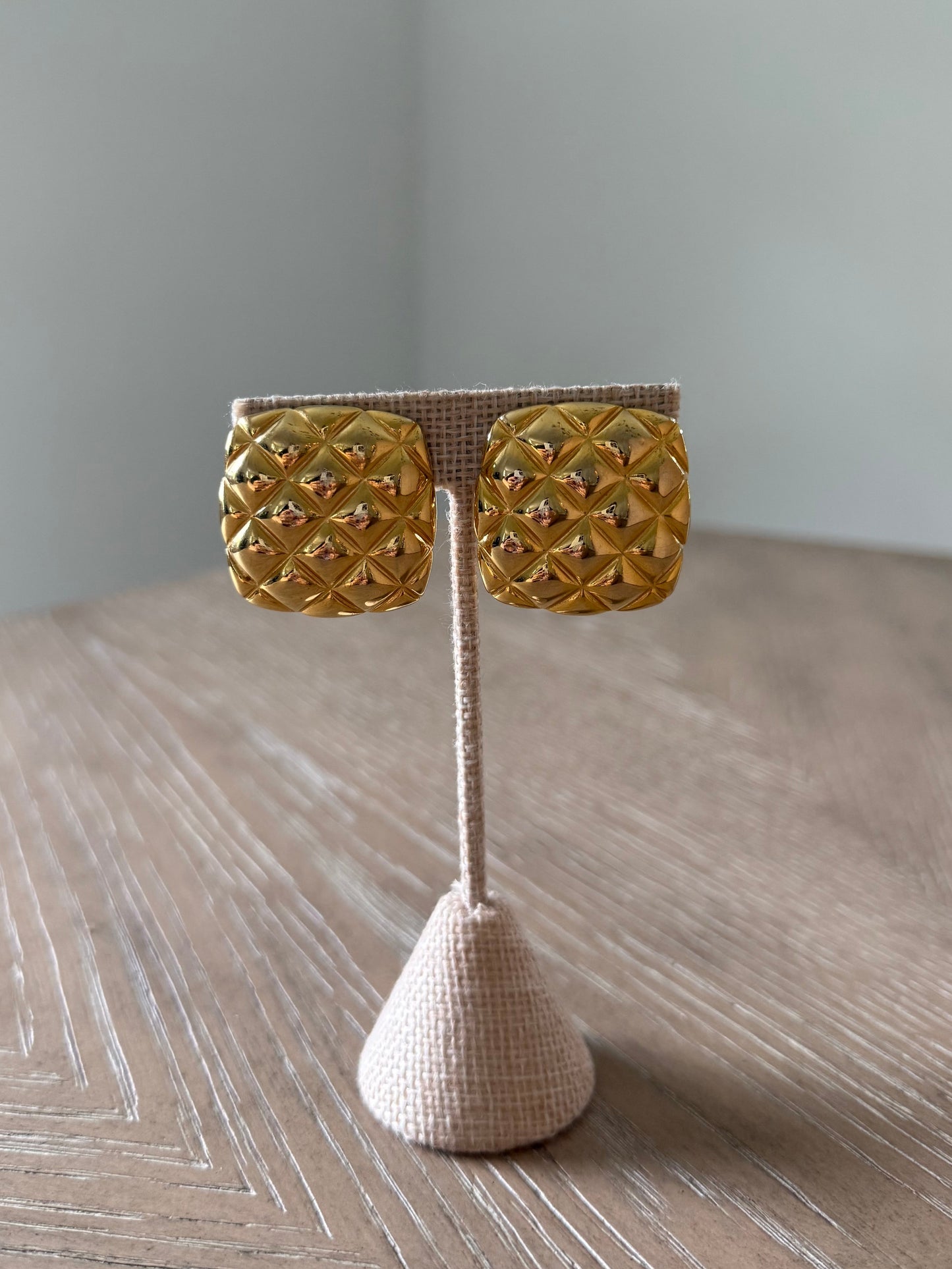 Vintage Square Earrings