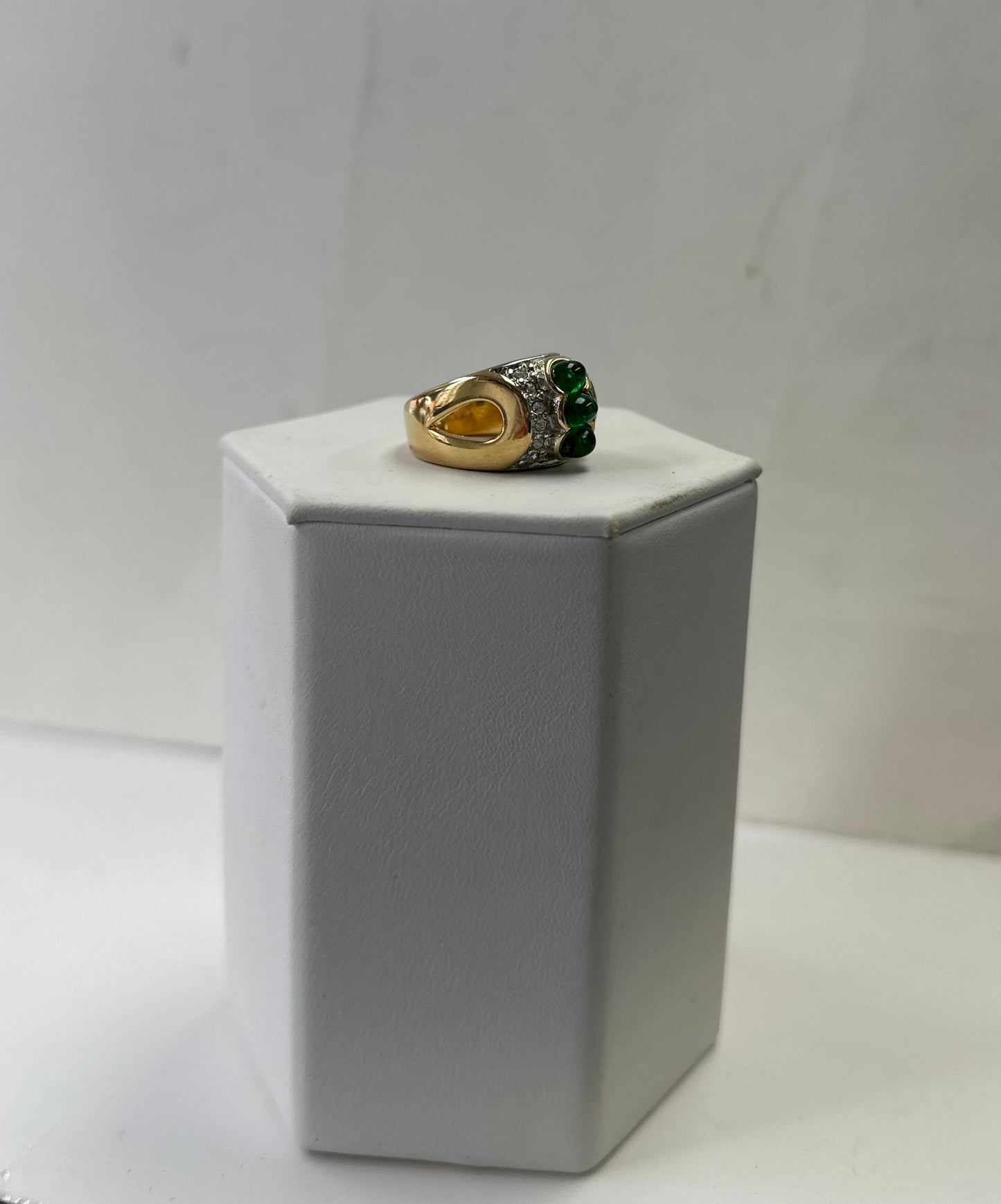 Vintage Emerald Cocktail Ring