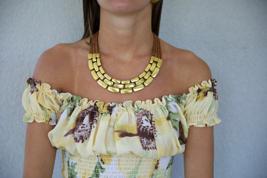 Gold Braided Choker