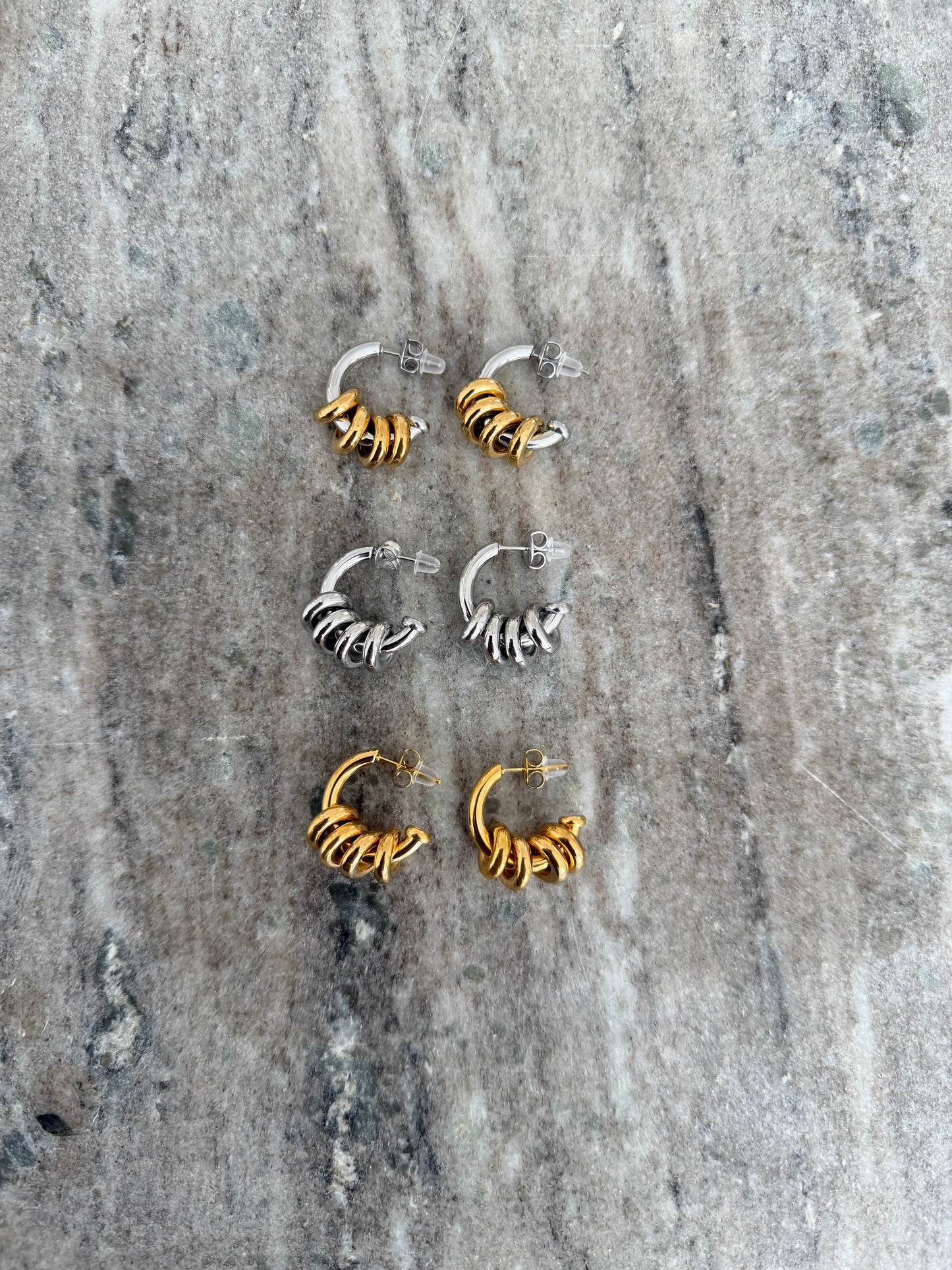 Loop Open Hoop Earrings