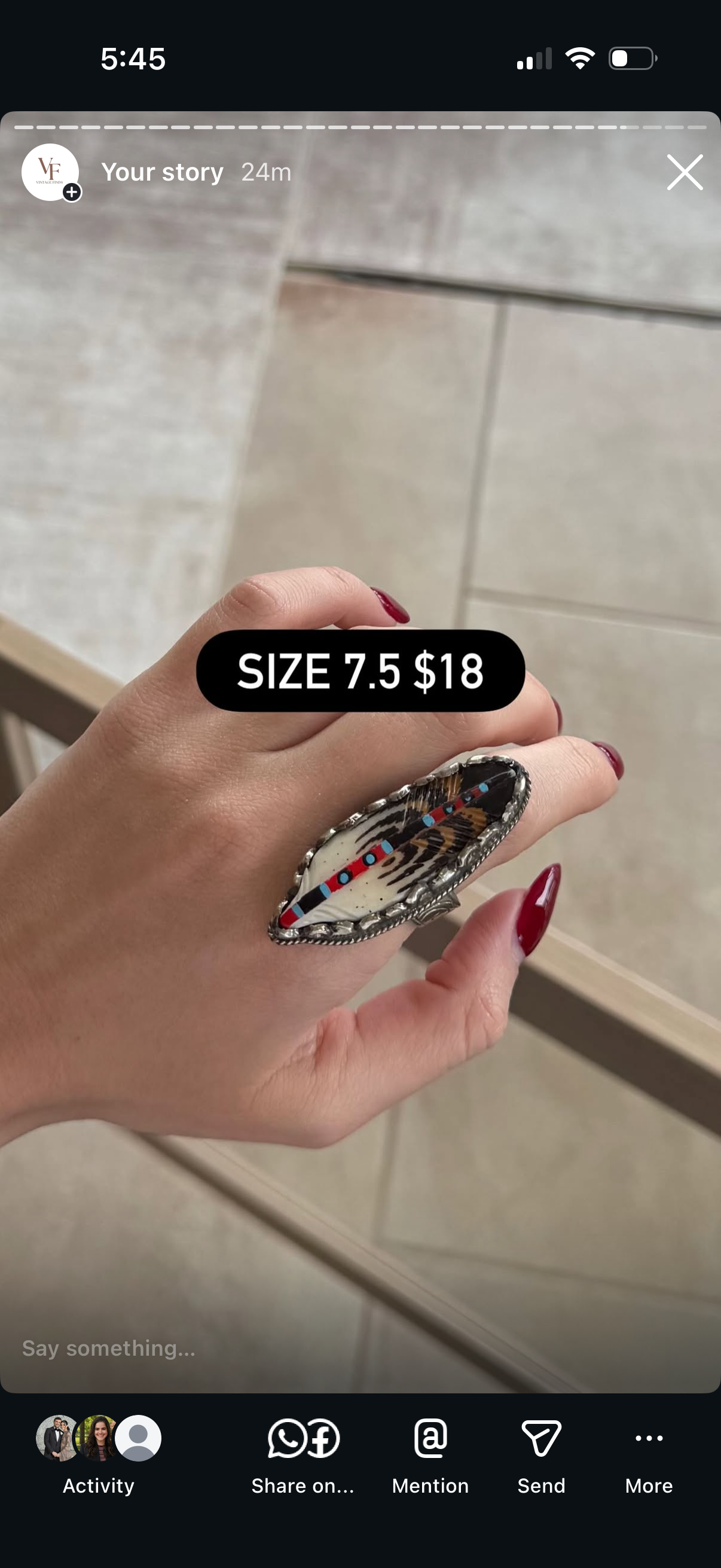 Ring Sale