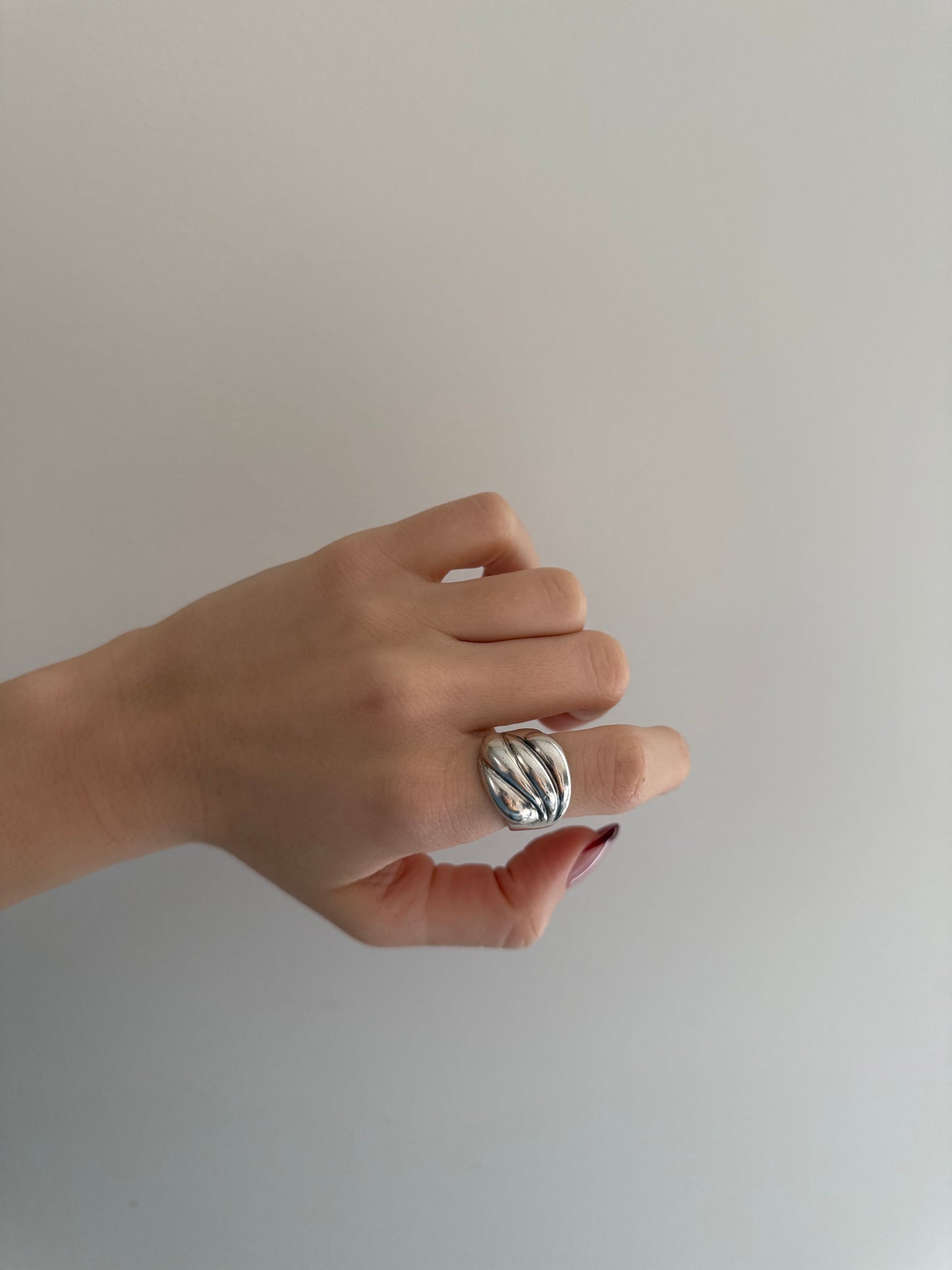 Vintage Retro Sterling Silver Ring