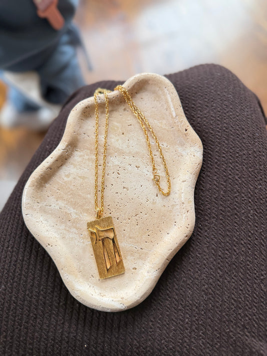 Chai Dog Tag Necklace