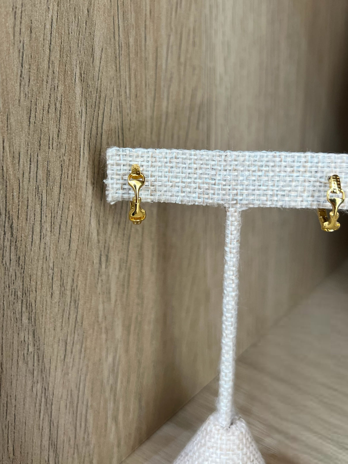 Horsebit  Mini Huggie Hoops