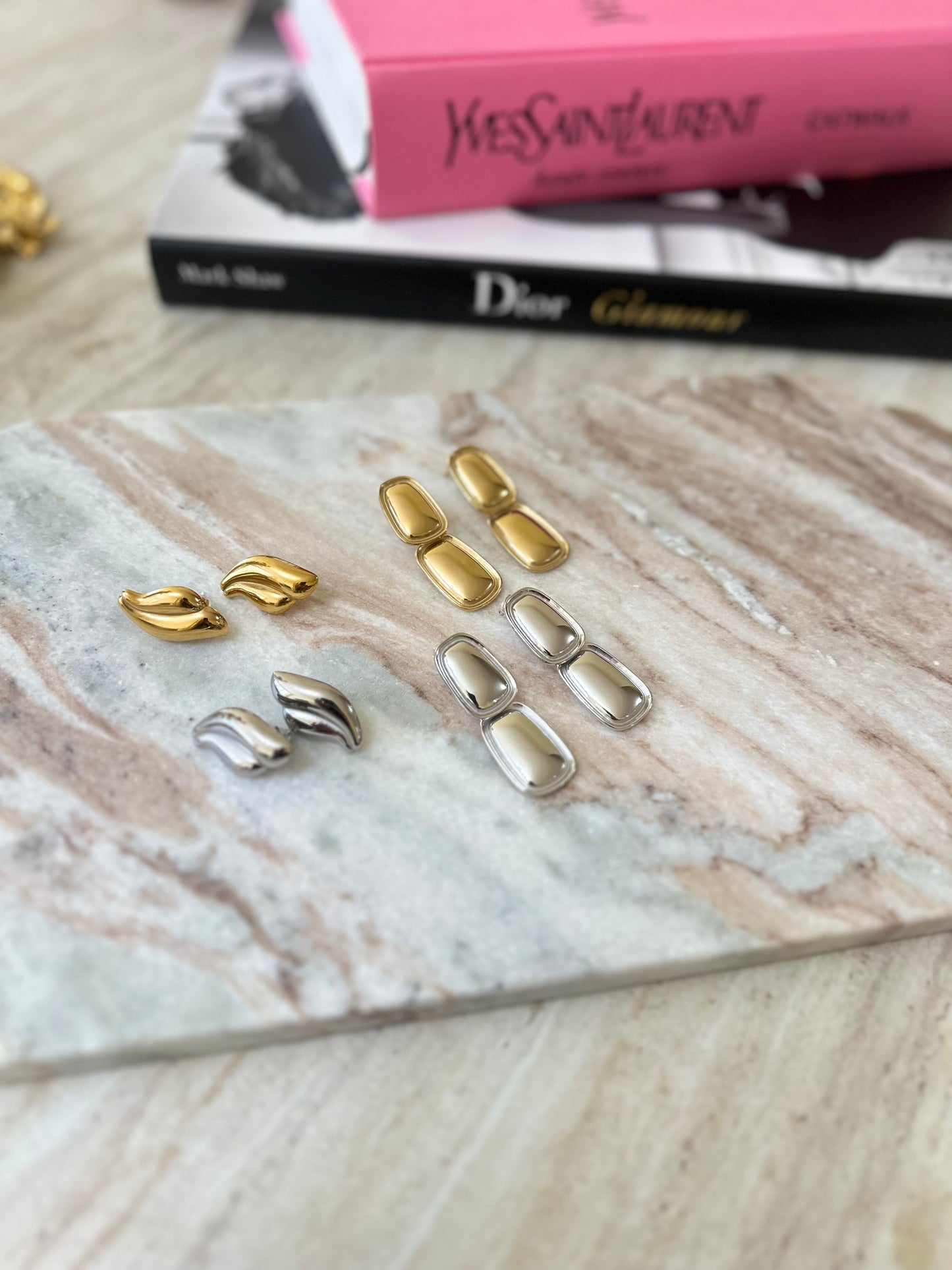 Double Teardrop Earring