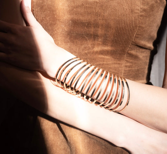 Gold Ribbed Cuff