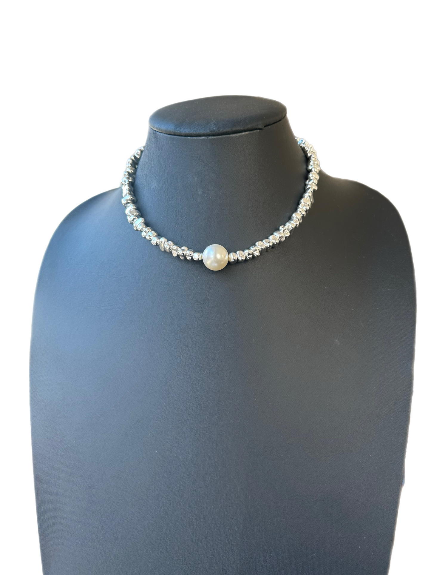 Beaded Pearl Necklace