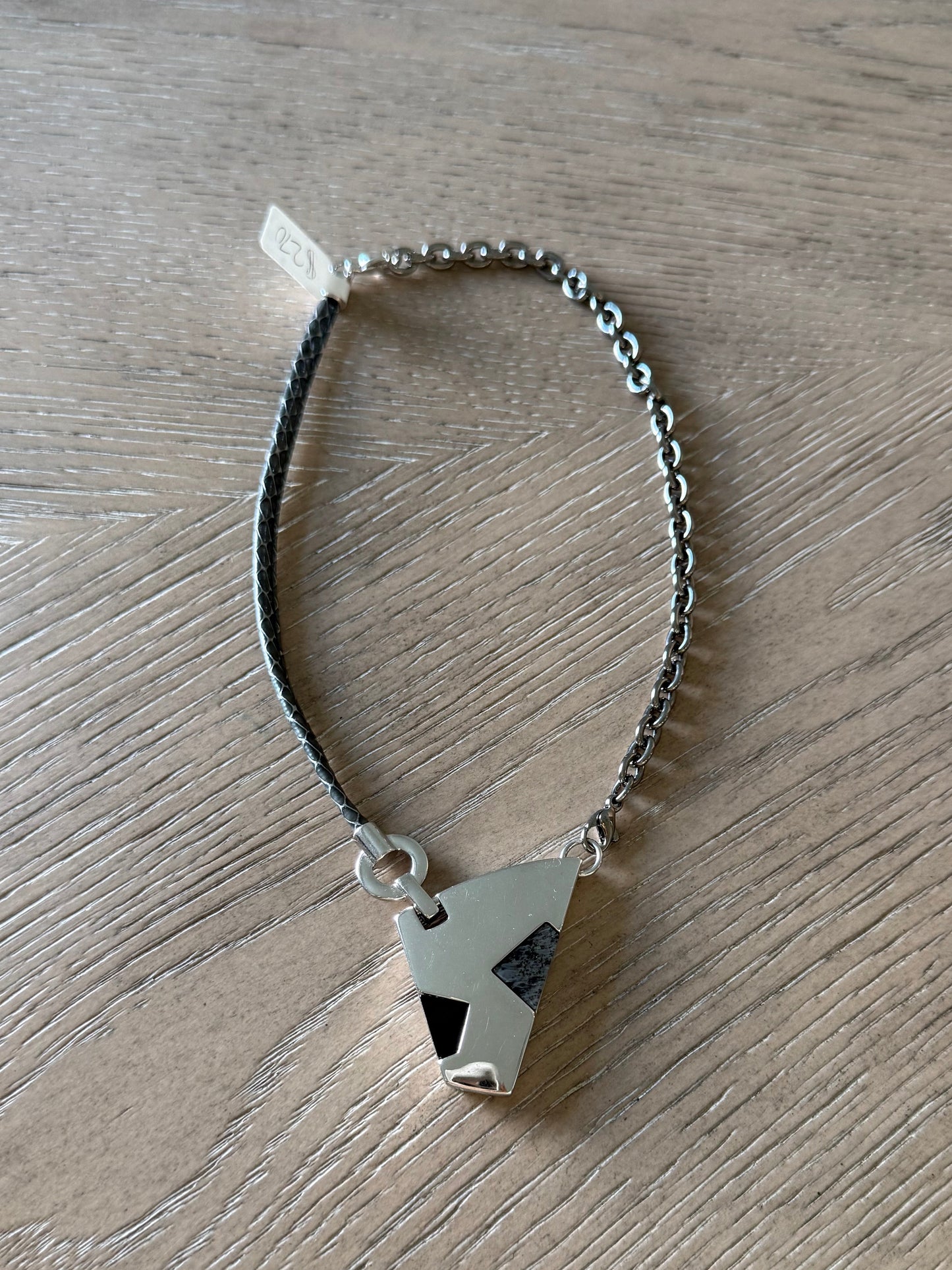 Vintage Pierre Lang Rope and Chain Pendant Necklace