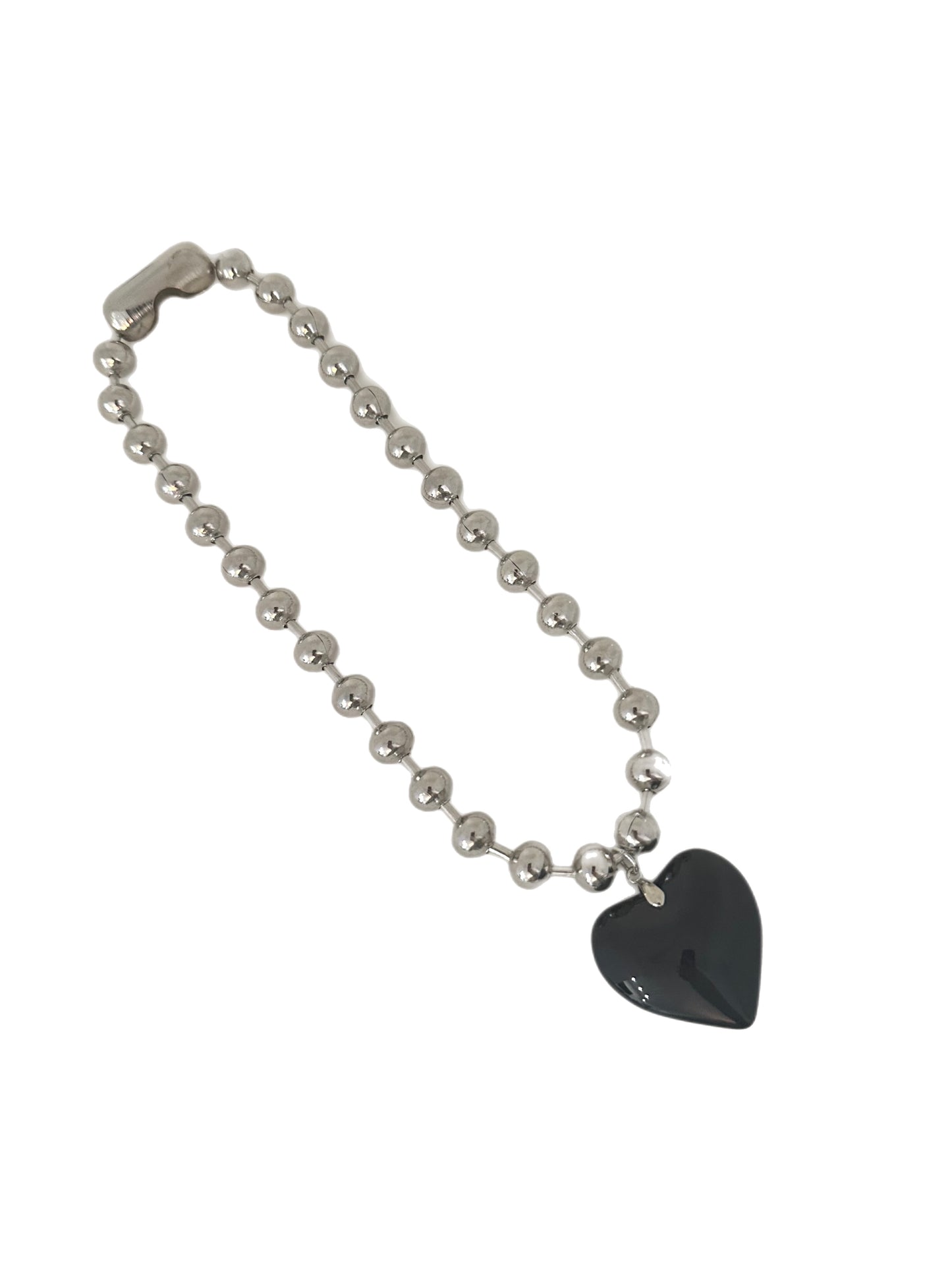 Black Heart Pendant Necklace