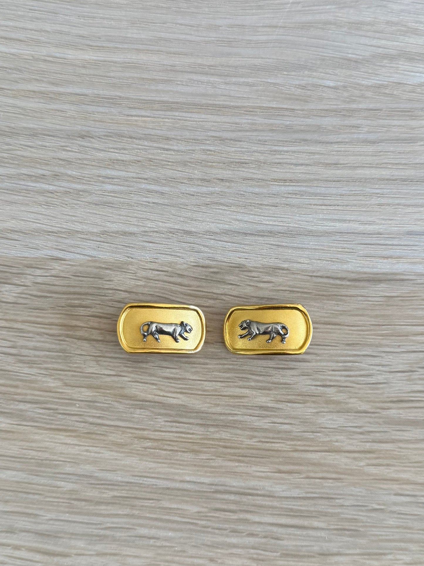 Panther Clip On Earrings
